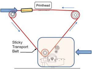 Sticky-Belt-Transport-System