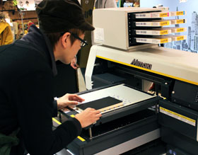 Moleskine-workshop with Mimaki