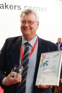Mike Horsten at Viscom Best Of Award