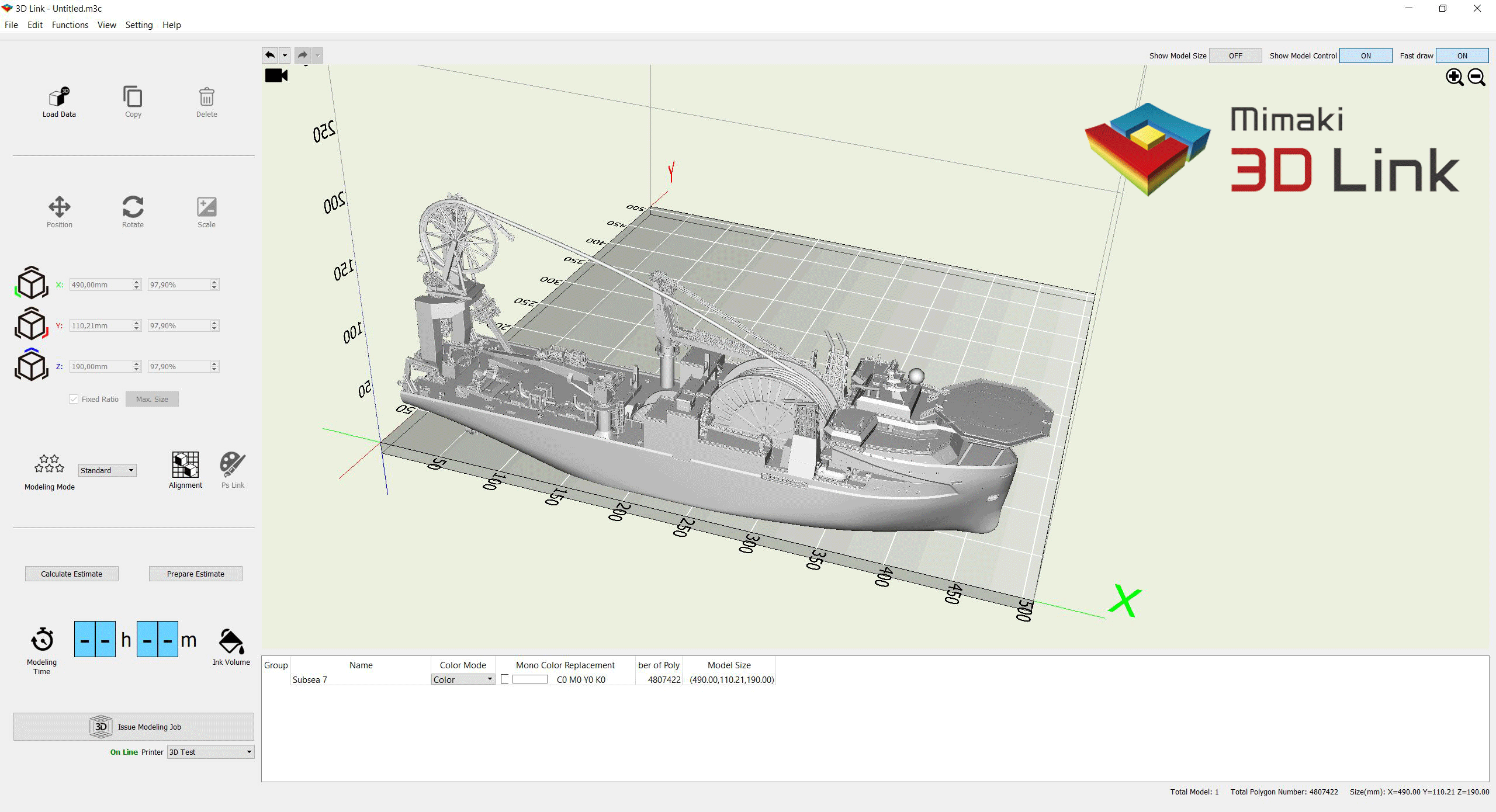 Mimaki 3D Link Software