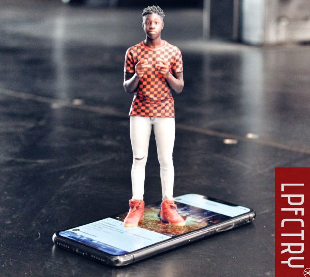 man standing on phone