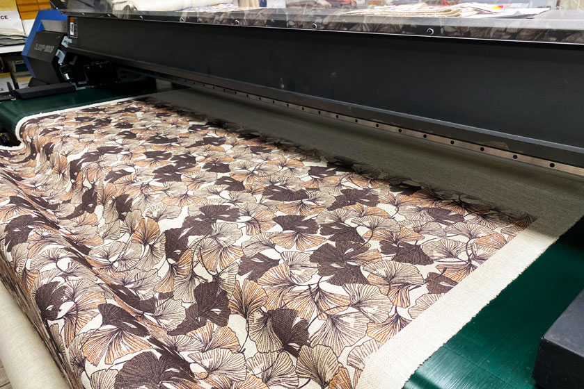 material on printer