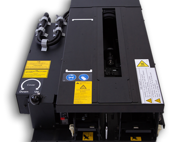 Kebab HS front view with cover Kebab HS: cylindrical printing