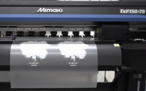 TxF300-75 printing DTF design