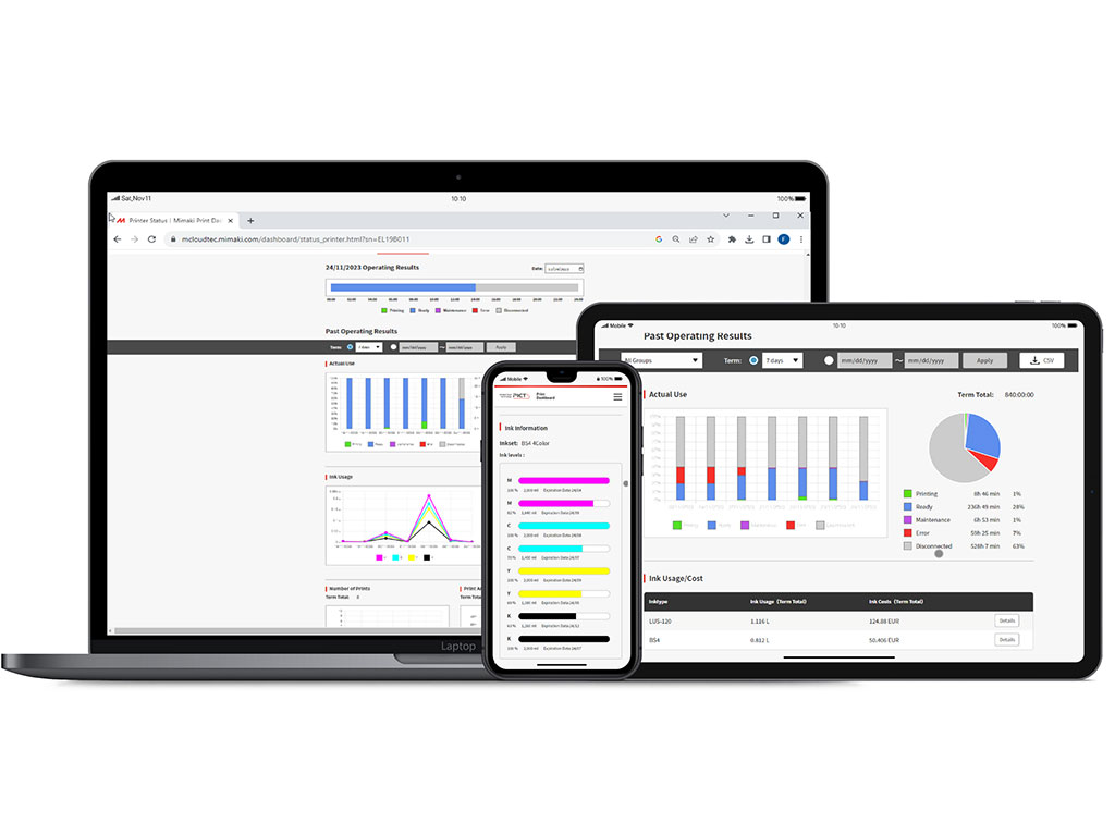 Mimaki PICT Cloud monitoring tool