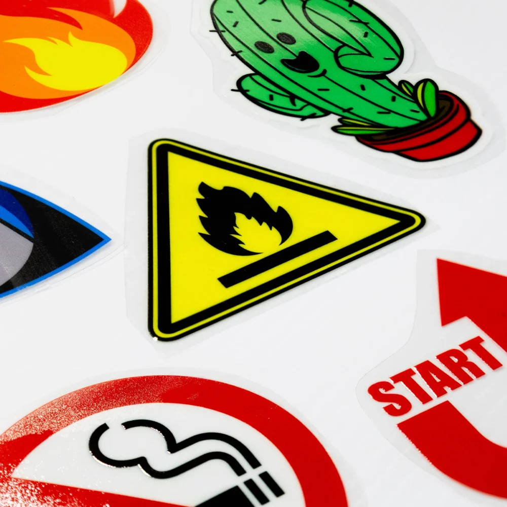 UV-DTF sticker for sign and wayfinding