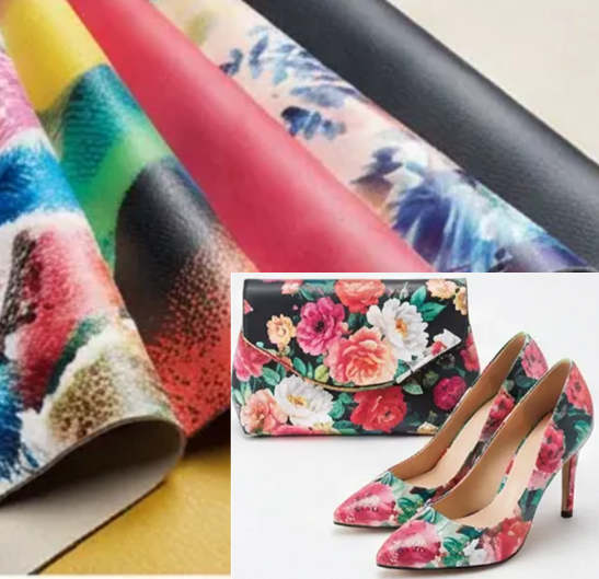 UV printed synthetic leather