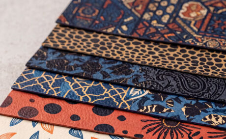 Printing on leather