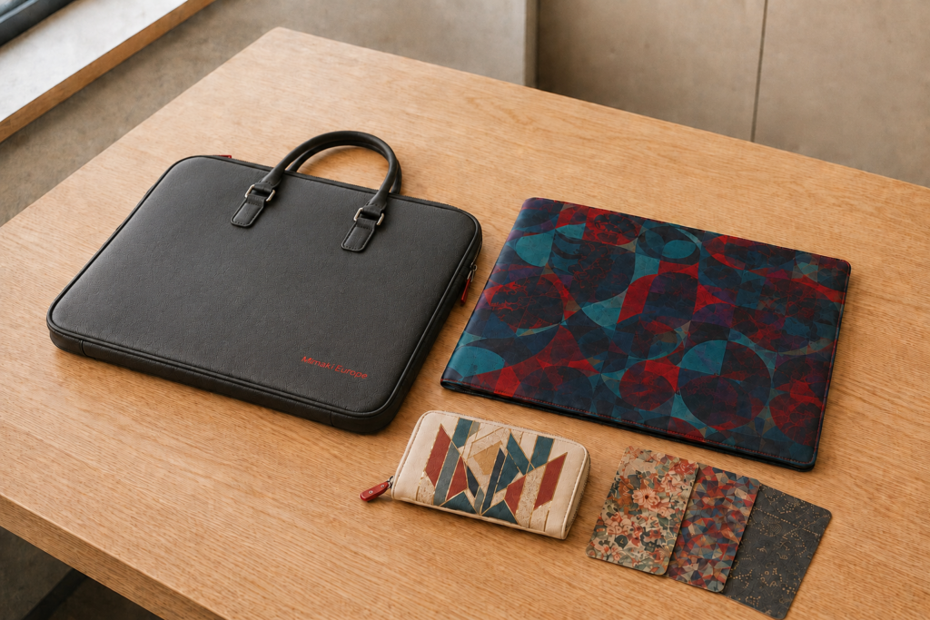 Digital leather printing workflows