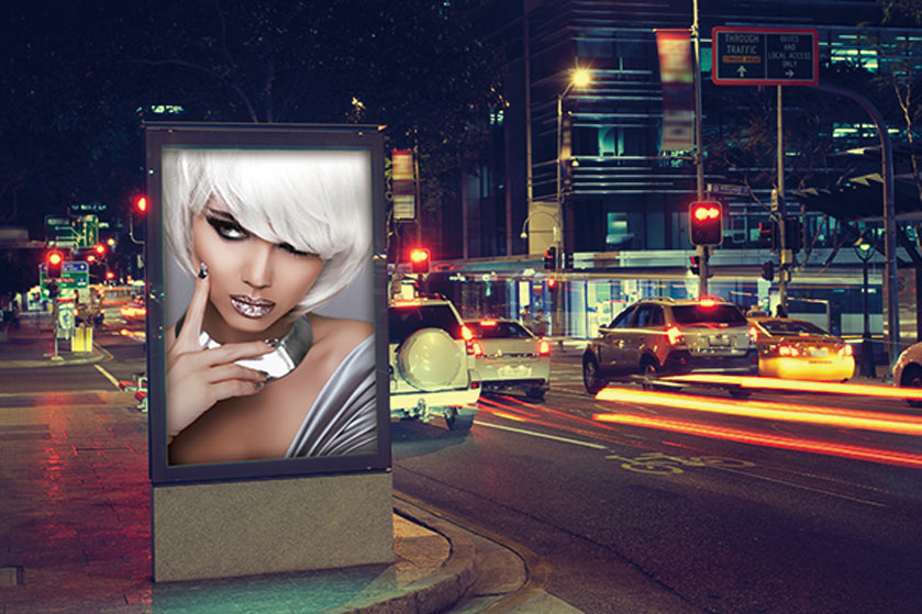 Backlit and outdoor display posters
