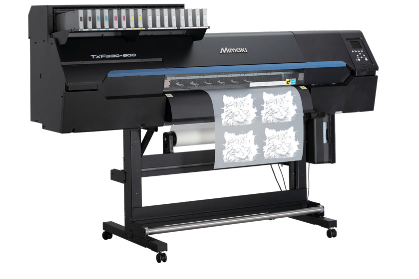 The TxF330-800, Mimaki’s new direct-to-film printer for high-quality garment decoration.