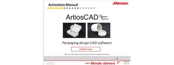 ArtiosCAD Designer Solution Activation Manual (PDF)