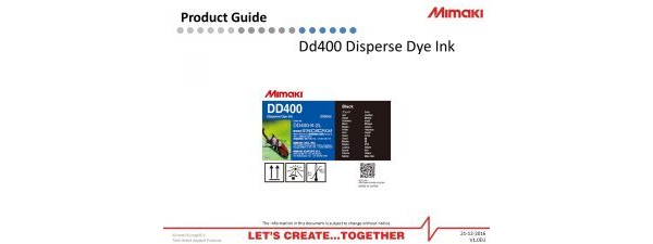 Dd400 Ink - Product Guide (PDF)