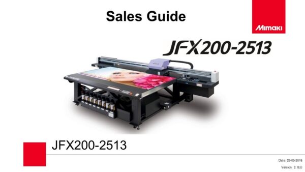 JFX200-2513 - Sales Guide (PowerPoint)
