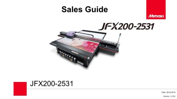 JFX200-2531 - Sales Guide (PDF)