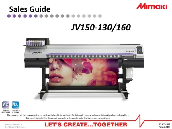 JV150-130/160 - Sales Guide (Pdf)