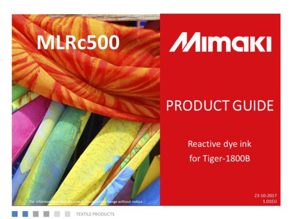 MLRc500 Ink - Product Guide (PDF)