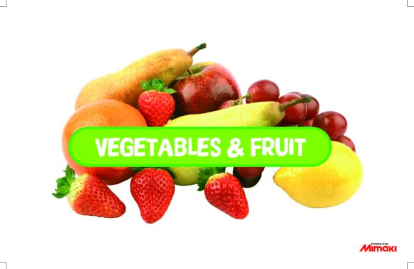 Print & Cut Flatbed POS Veggie Fruit (eps)