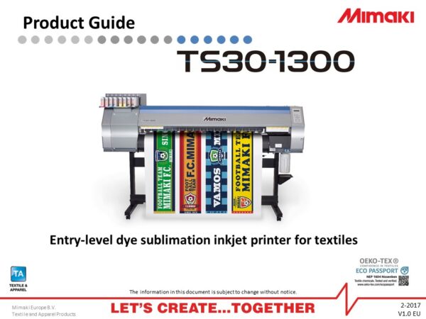 TS30-1300 - Product Guide (PDF)