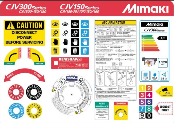 CJV Series - Print Data - Industrial Labels