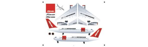 JFX200-2531 & CF22 - Print and Cut - Airplane - Print Data