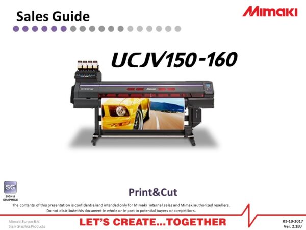 UCJV150-160 - Sales Guide (Powerpoint)