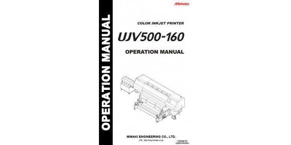 UJV500-160 Operational manual