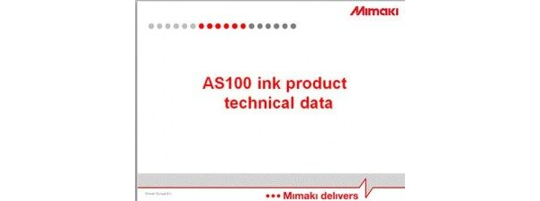 AS100 ink Technical Data Presentation (Powerpoint)