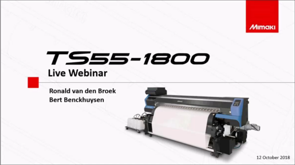 TS55-1800 Webinar (video)