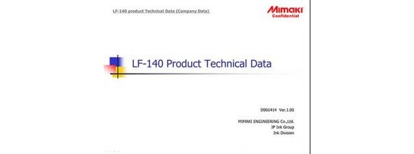 LF-140 ink Technical Data Presentation (Powerpoint)