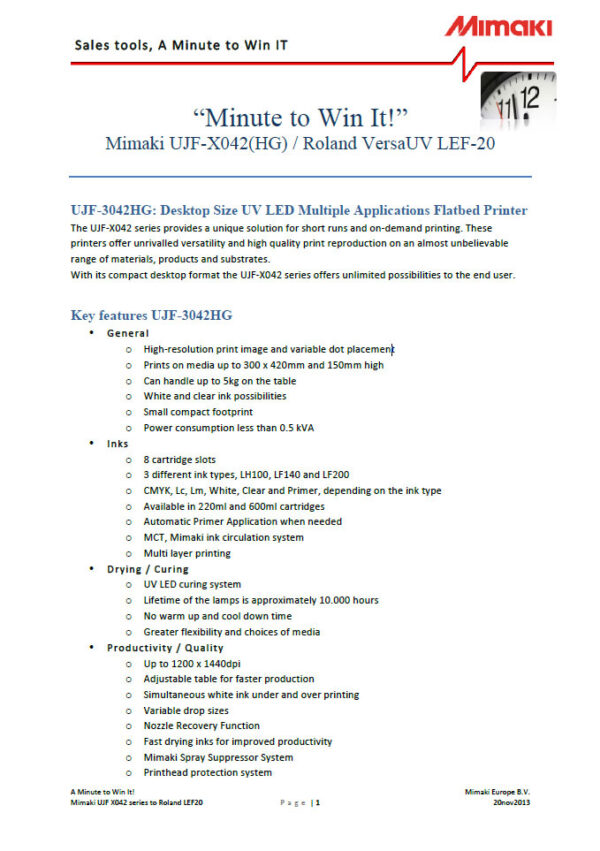 UJF series to Roland LEF20 Minute to Win it (PDF)